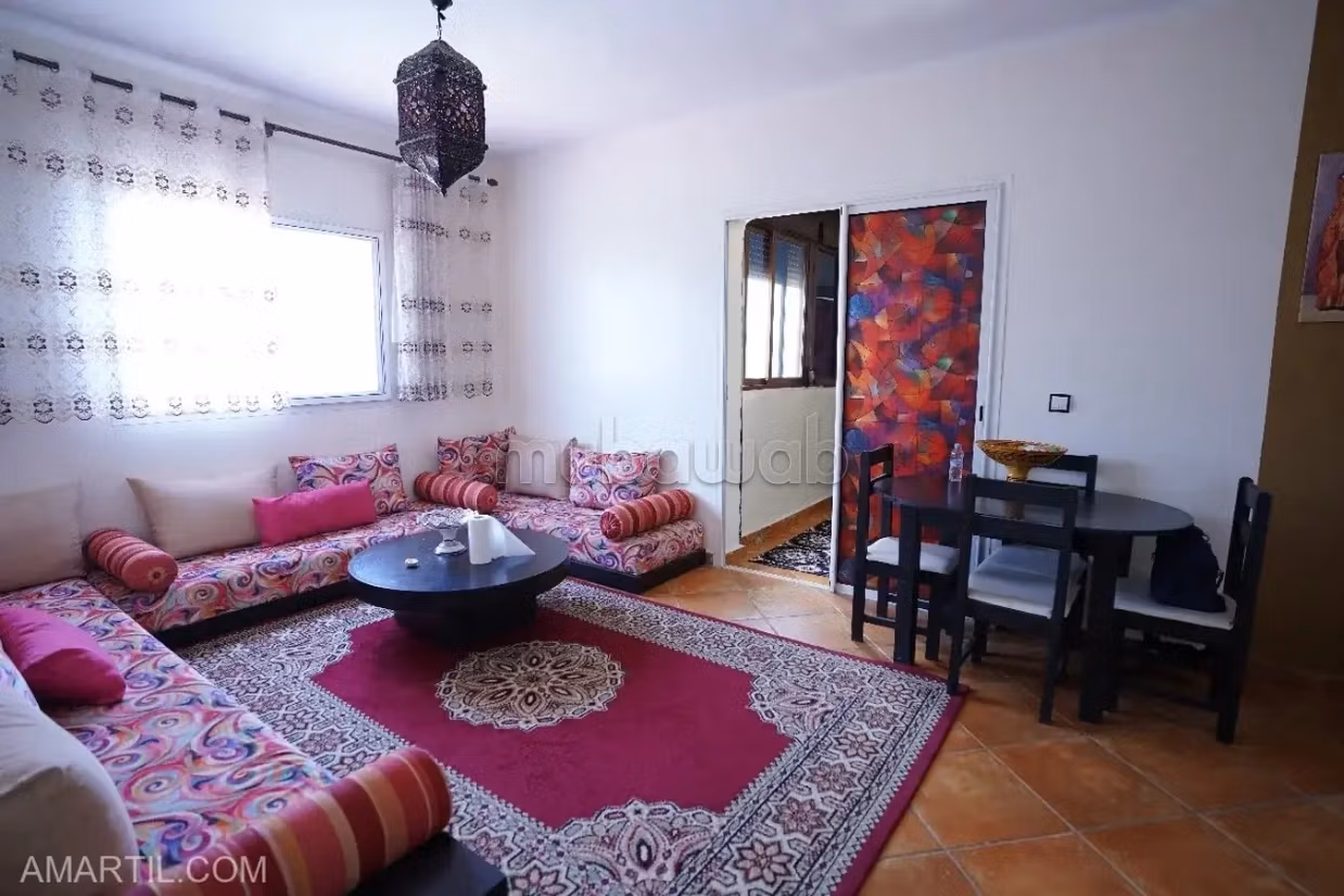 Flat in eigendom te koop en te huur met zwembad op de boulevard van Martil