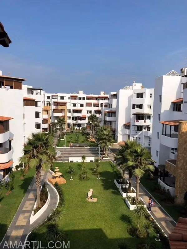 Appartement en pleine propriété à vendre et à louer avec piscine sur la corniche de Martil