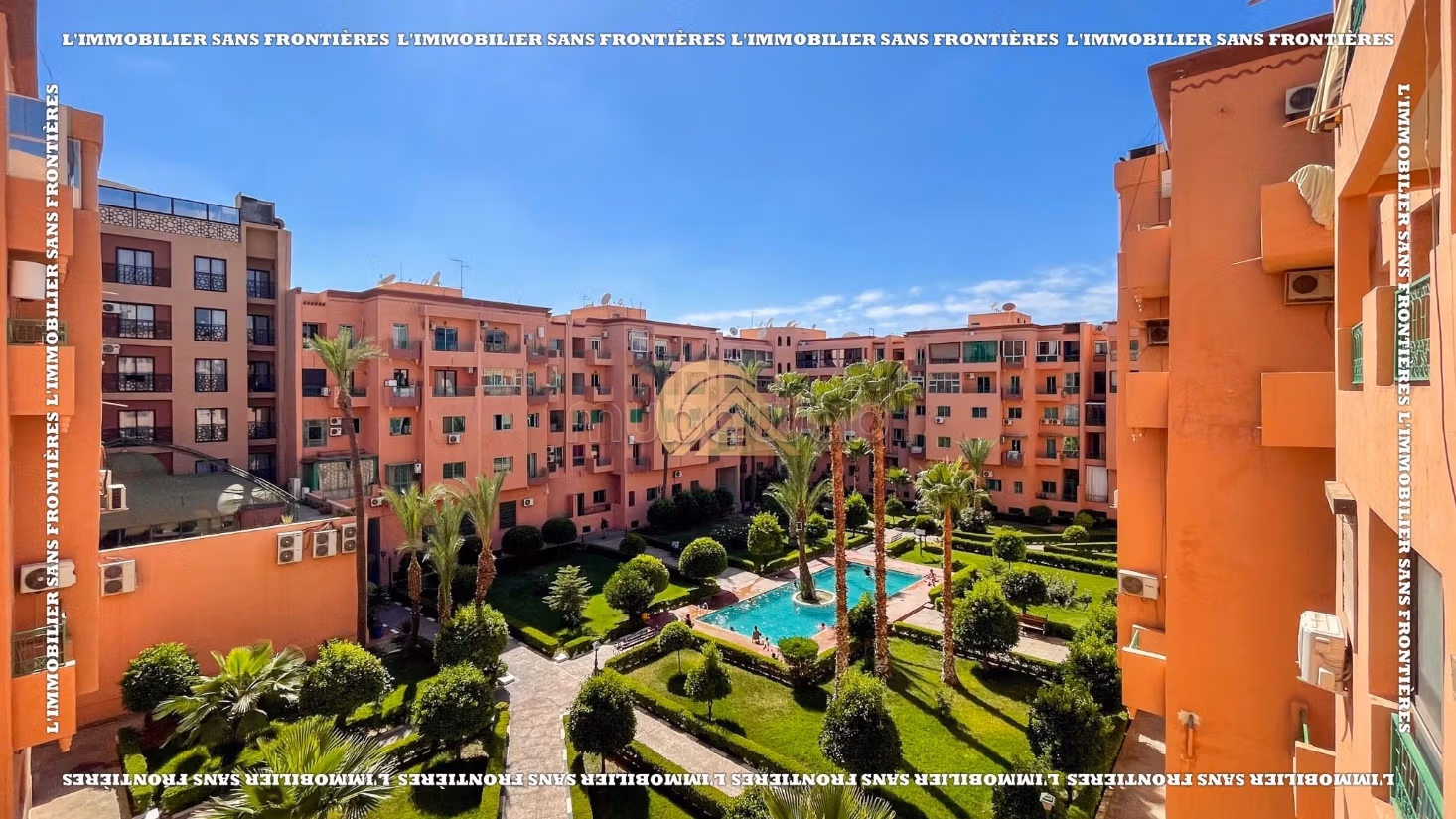 Appartement meublé à louer à Semlalia, Marrakech — 3ᵉ étage — 106 m²