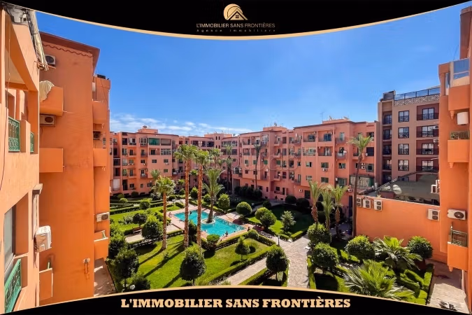Furnished apartment for rent in Semlalia, Marrakech - 3rd floor - 106 m²