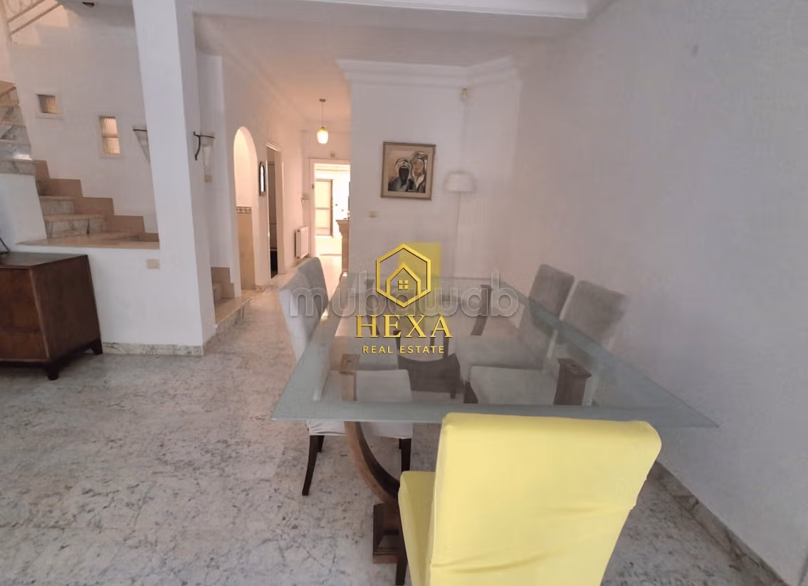 Furnished S3 duplex in La Marsa