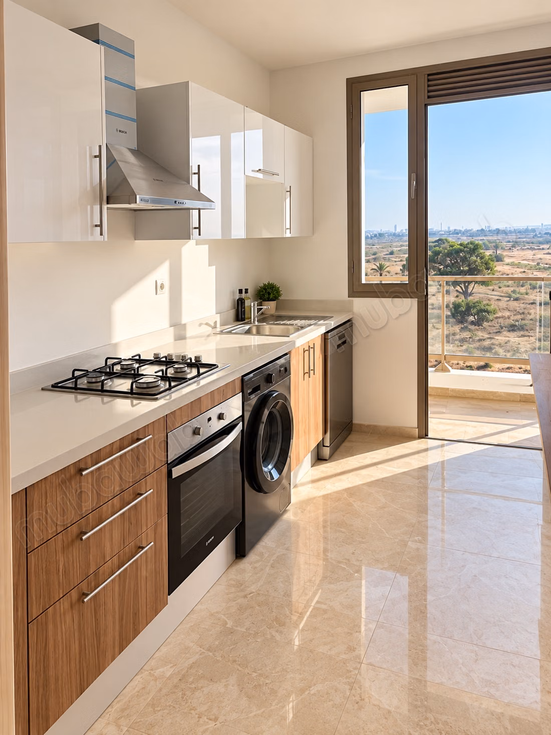 Vue mer Appartement meublé à louer longue durée