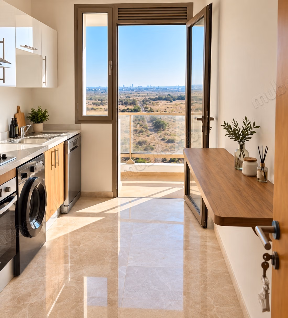 Vue mer Appartement meublé à louer longue durée
