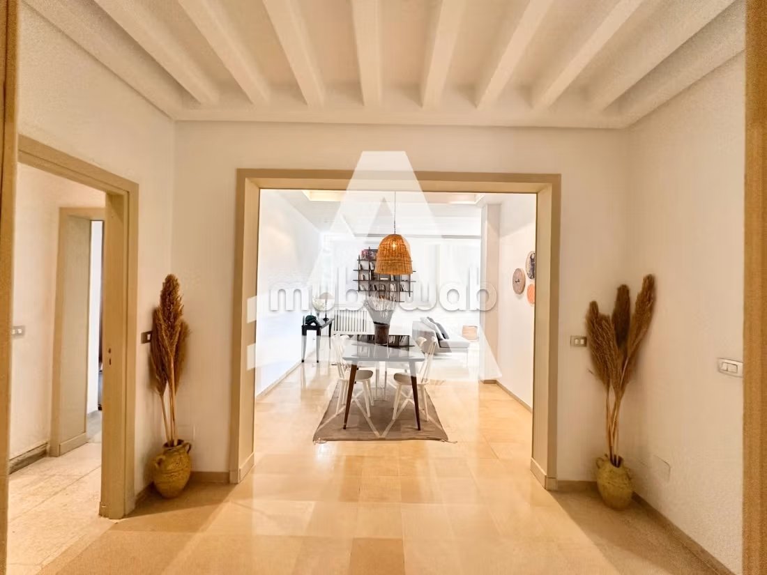 Ampio appartamento S3 arredato a Gammarth superiore