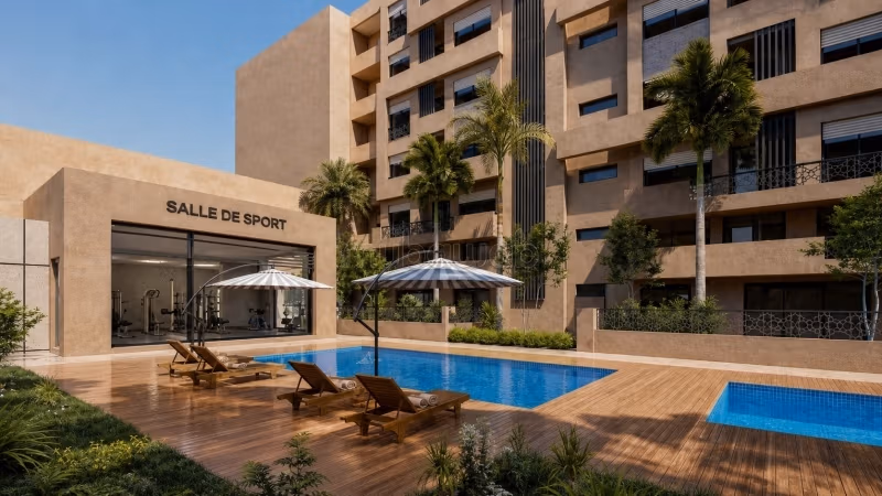 Vend duplex à Guéliz. Superficie 221 m²