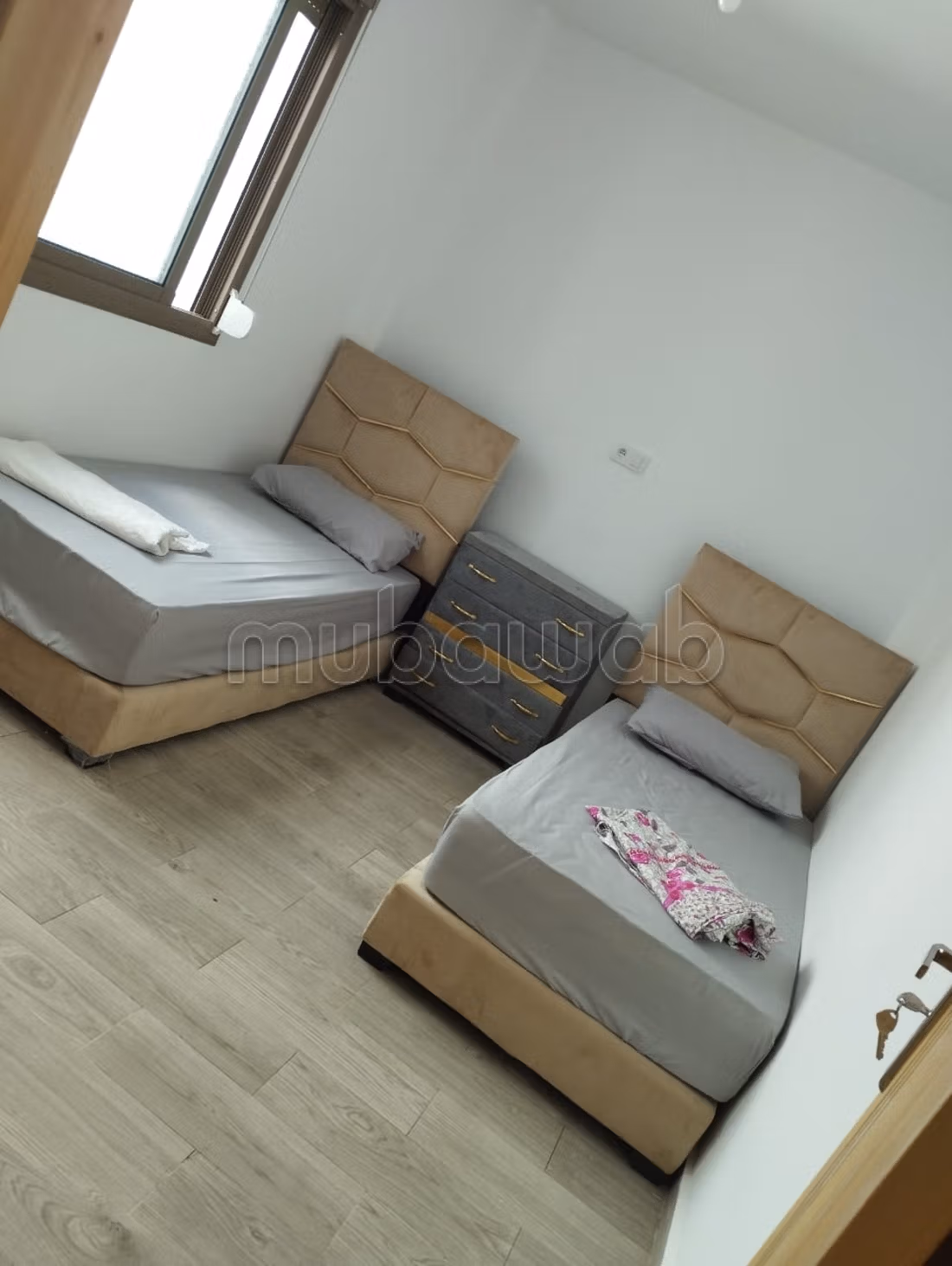 Apartments for rent in Saidia. Total area 70 m². Sturdy door, Moroccan lounge.