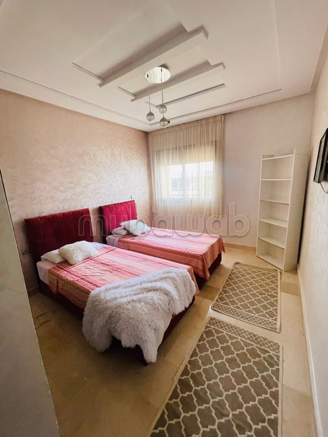Apartments for rent in Saidia. Total area 70 m². Sturdy door, Moroccan lounge.