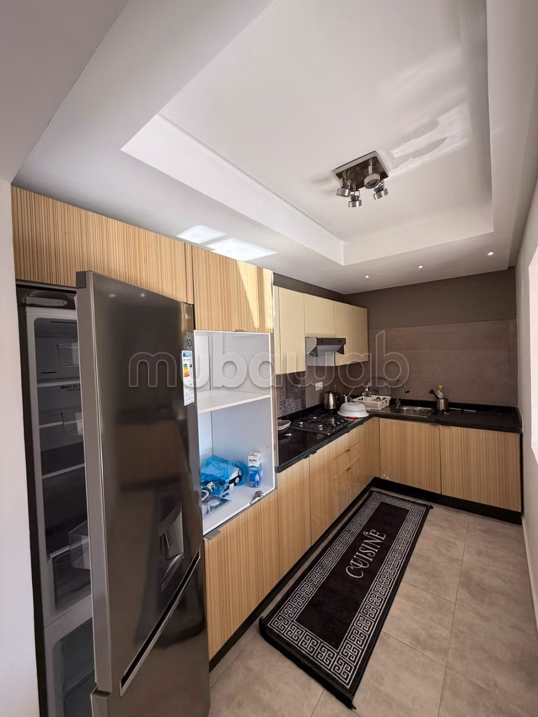 Apartments for rent in Saidia. Total area 70 m². Sturdy door, Moroccan lounge.