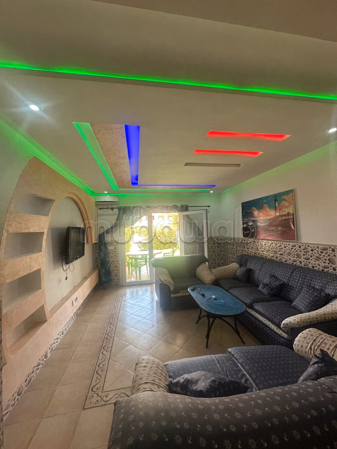 Apartments for rent in Saidia. Area 80 m². Secure residence equipped with a satellite channel reception system.