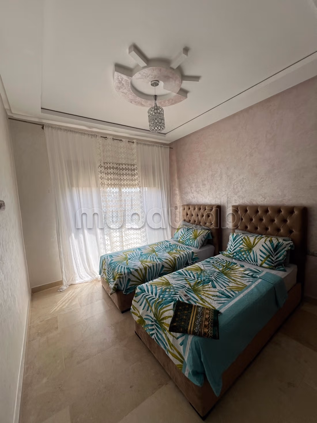 Apartments for rent in Saidia. Area 80 m². Secure residence equipped with a satellite channel reception system.
