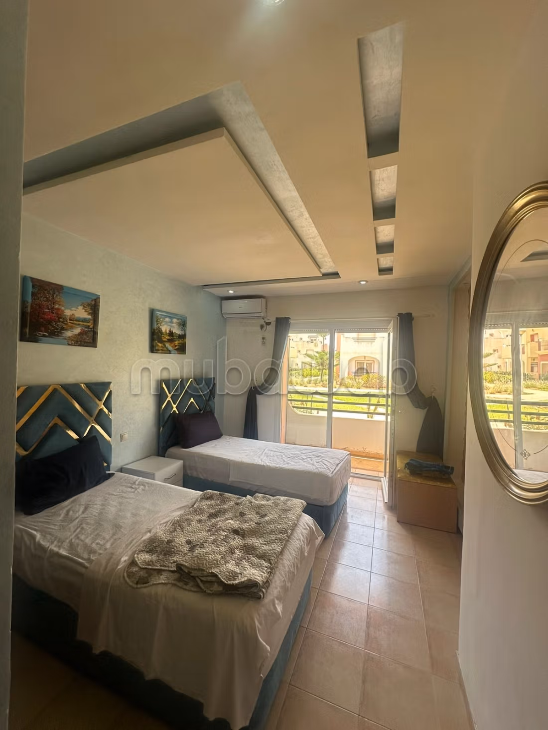 Apartments for rent in Saidia. Area 80 m². Secure residence equipped with a satellite channel reception system.
