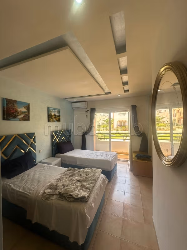Apartments for rent in Saidia. Area 80 m². Secure residence equipped with a satellite channel reception system.