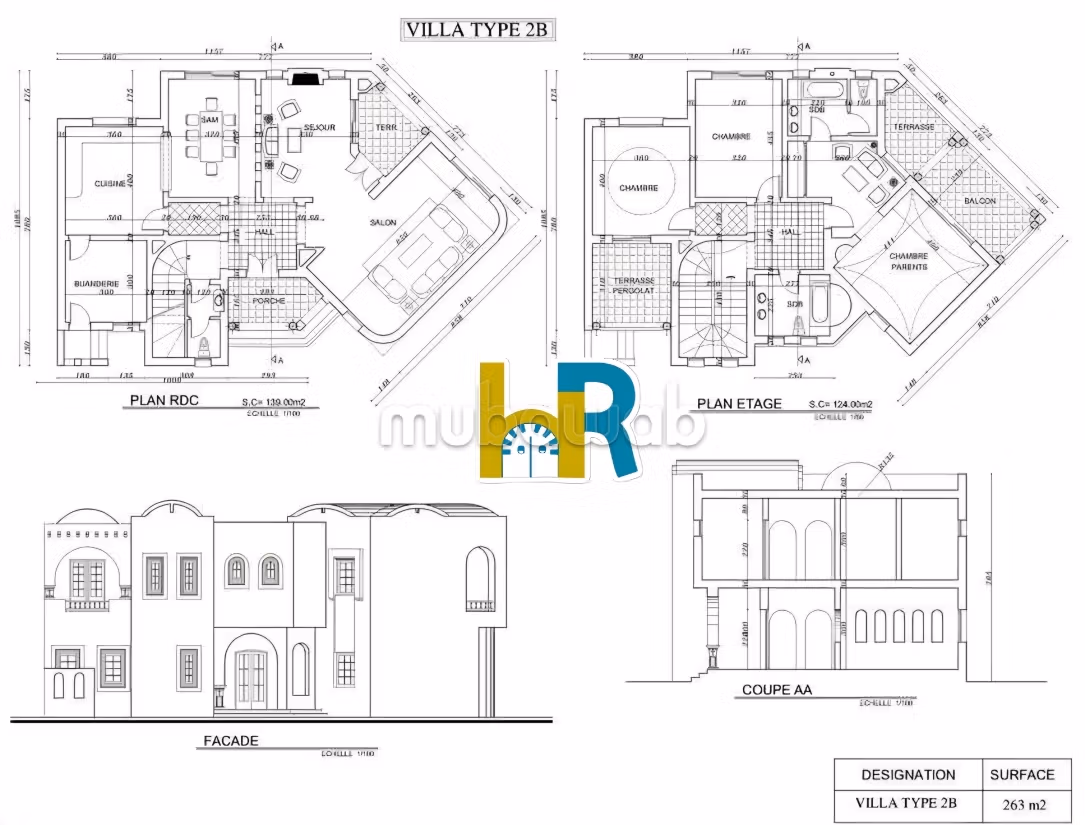 High-end house for sale in Midoun. 3 comfortable bedrooms. Terrace and garden