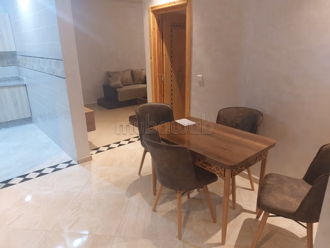 Very nice apartment for rent in Khouribga. Area 90 m². Steel door and double glazing system