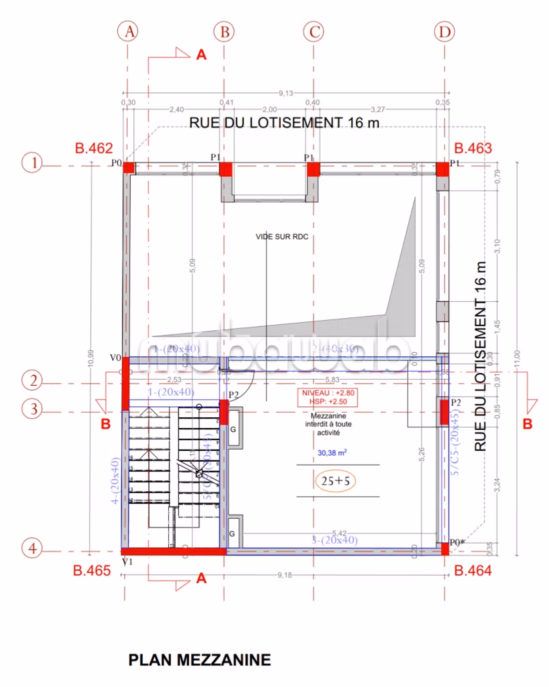 Local comercial de 450 m² en Dar Bouazza