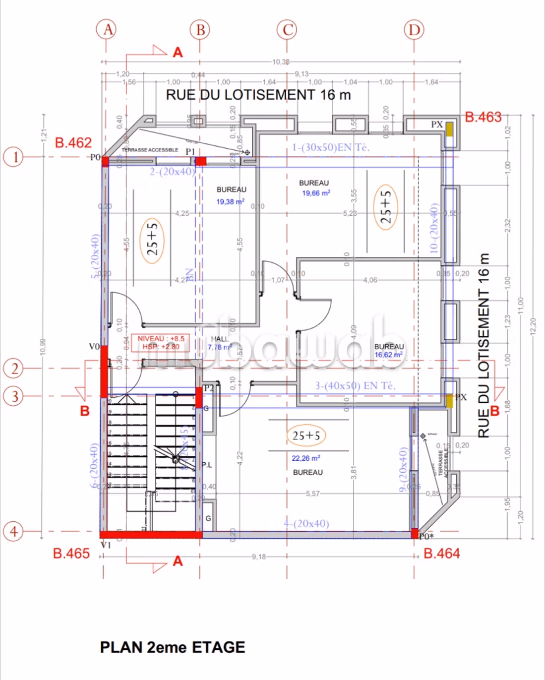 Local comercial de 450 m² en Dar Bouazza