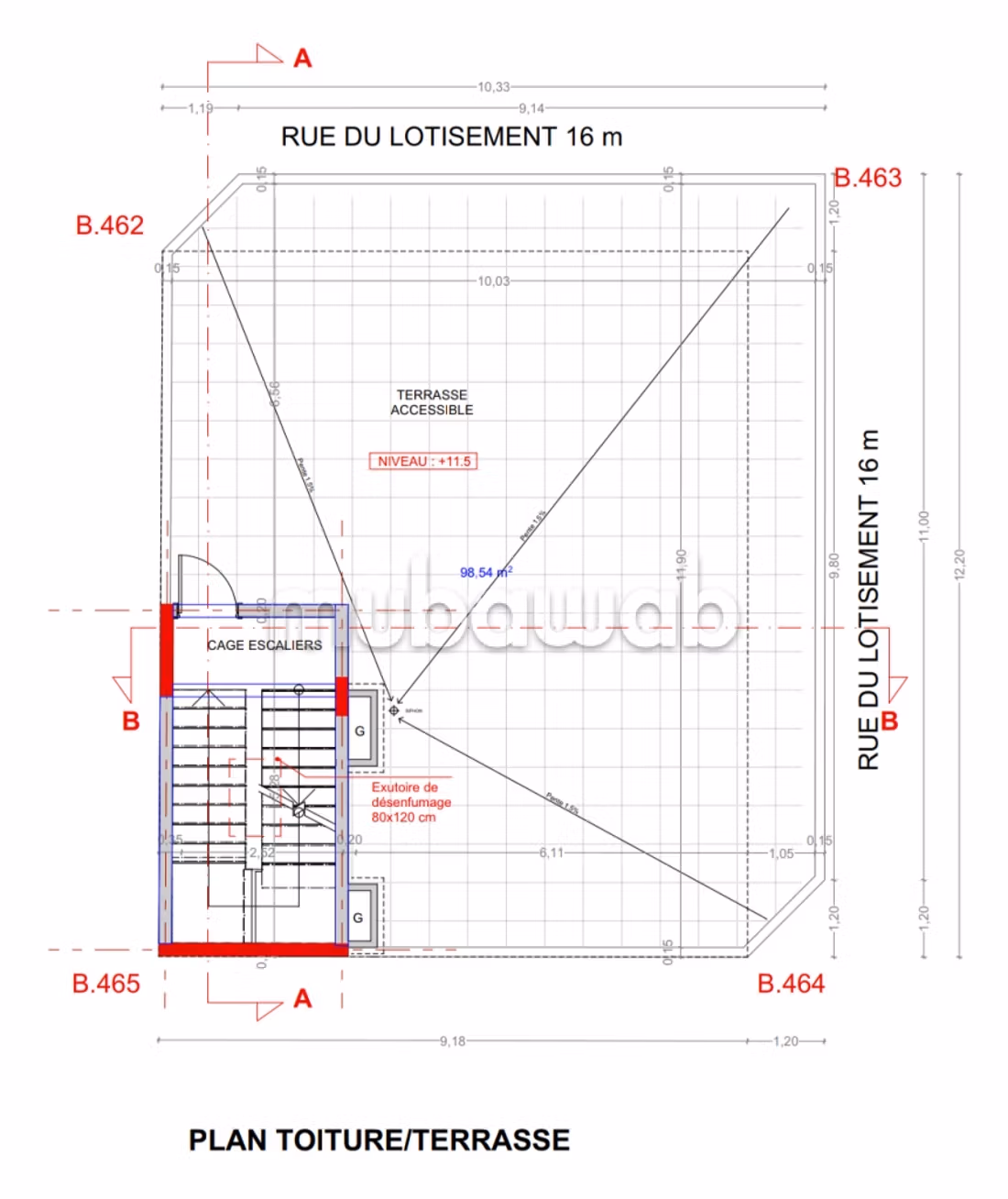 Local comercial de 450 m² en Dar Bouazza