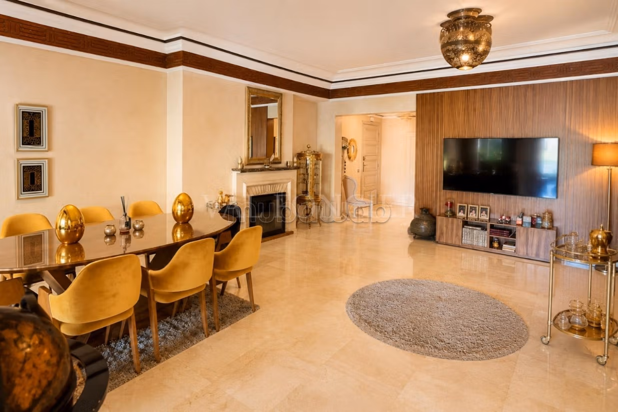 Location Rez de Jardin Moderne semi meublé 3Chambres avec terrasses,
Marrakech — 4
