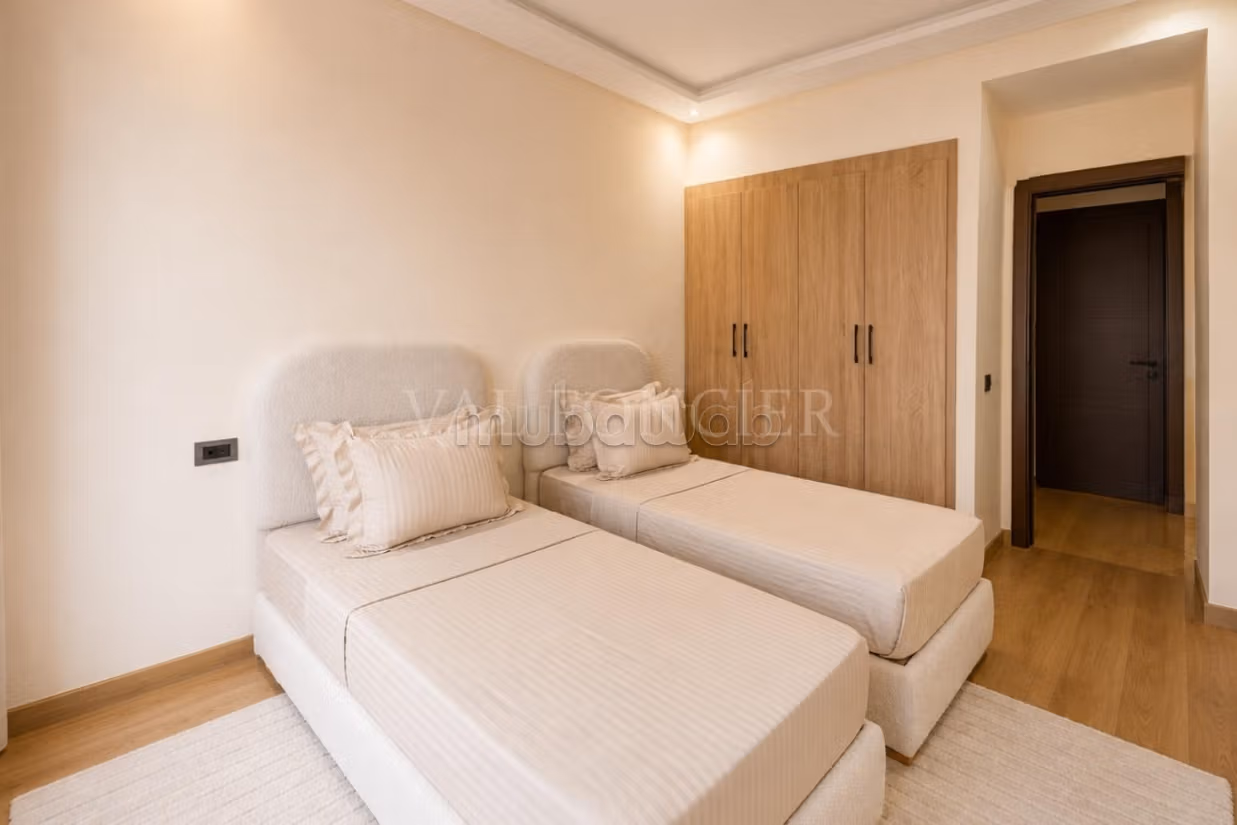 Furnished Apartment Location 2 Bedrooms with Large Terrace, Dar Bouazza