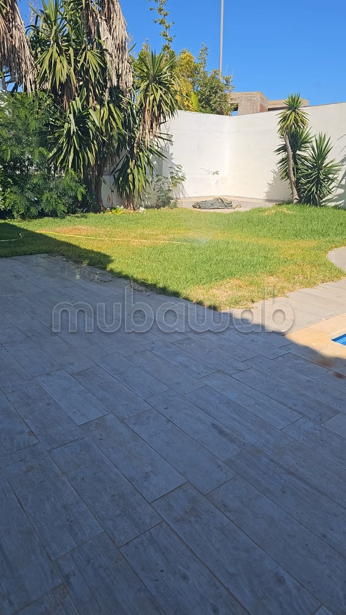 Location empty villa with swimming pool in Ain Diab