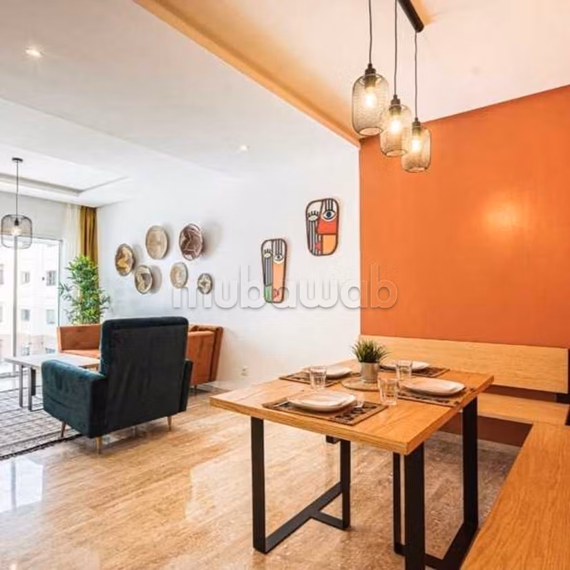 Appartamento in Affitto di 66.0 m² a Casablanca, Estensione Maarif