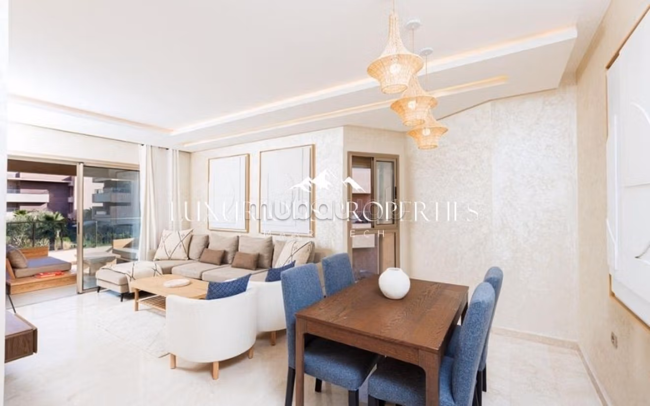 Appartement moderne à Prestigia Saphir, Marrakech — 2