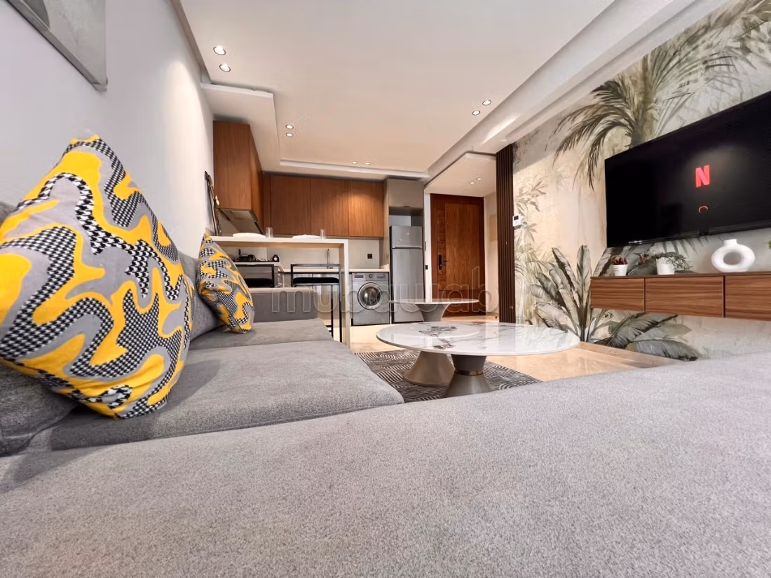 Location d'un appartement à Les princesses.
Superficie 60 m².
Bien meublé — 5