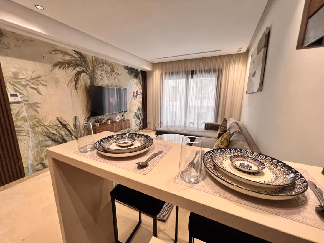 Location d'un appartement à Les princesses.
Superficie 60 m².
Bien meublé — 6