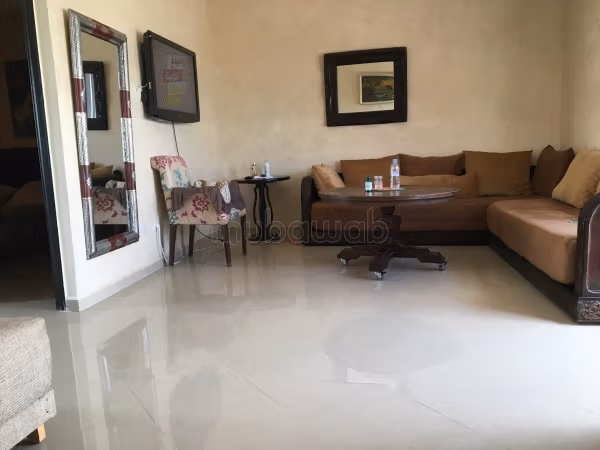 Appartement à louer sidi rahal 
pied dans l eau