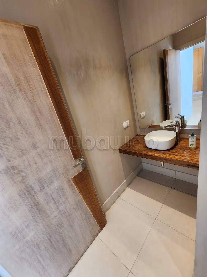 Luxury villa for rent in Ain Diab. 4 cozy bedrooms. Fireplace and air conditioning