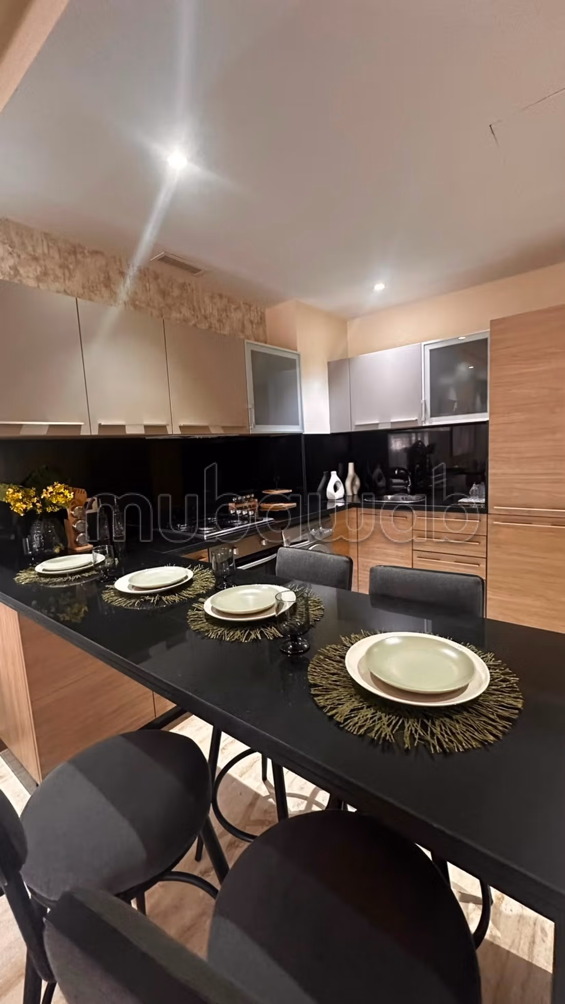 Furnished 2-bedroom apartment for rent on Anfa Boulevard