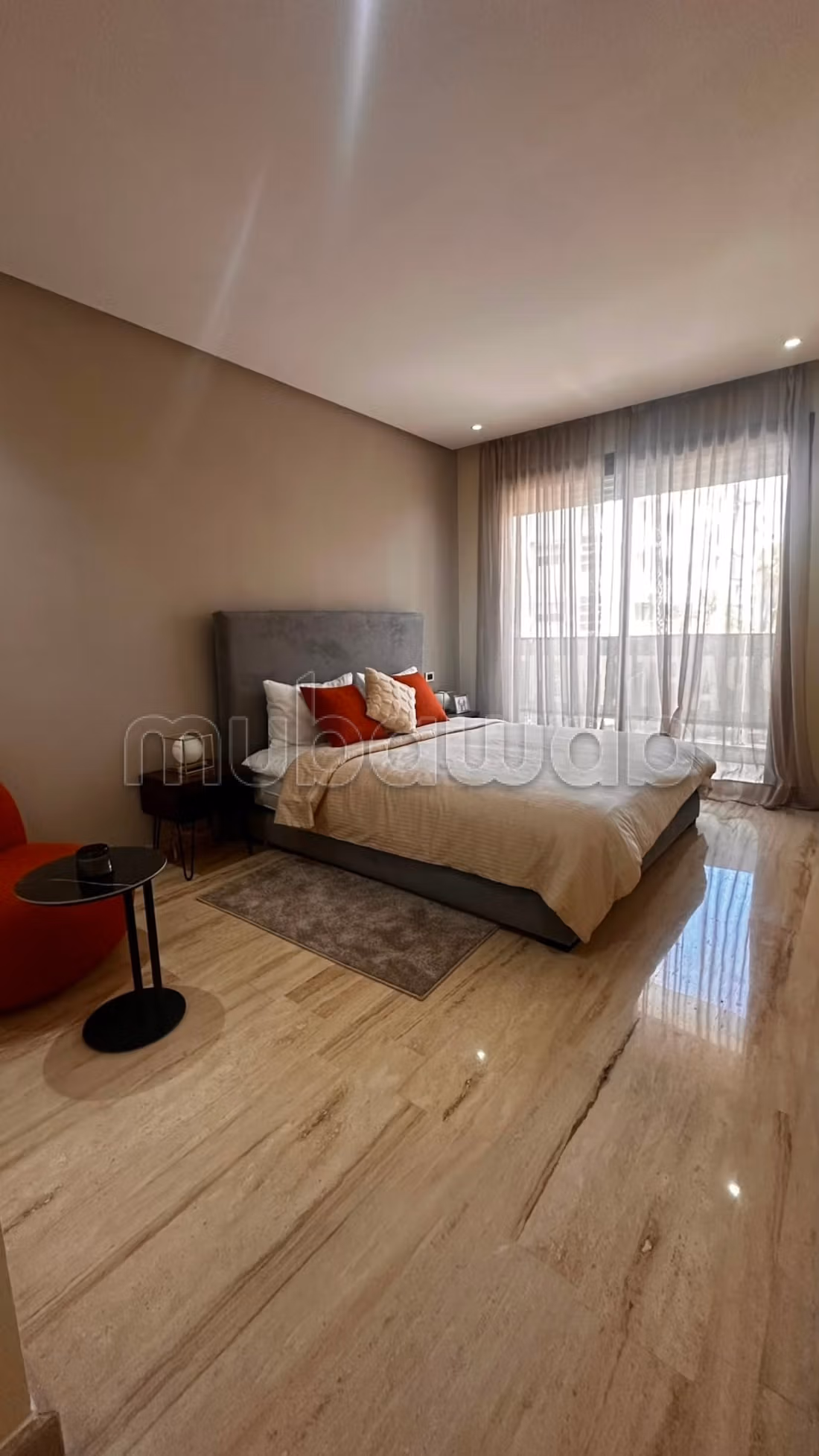 Furnished 2-bedroom apartment for rent on Anfa Boulevard
