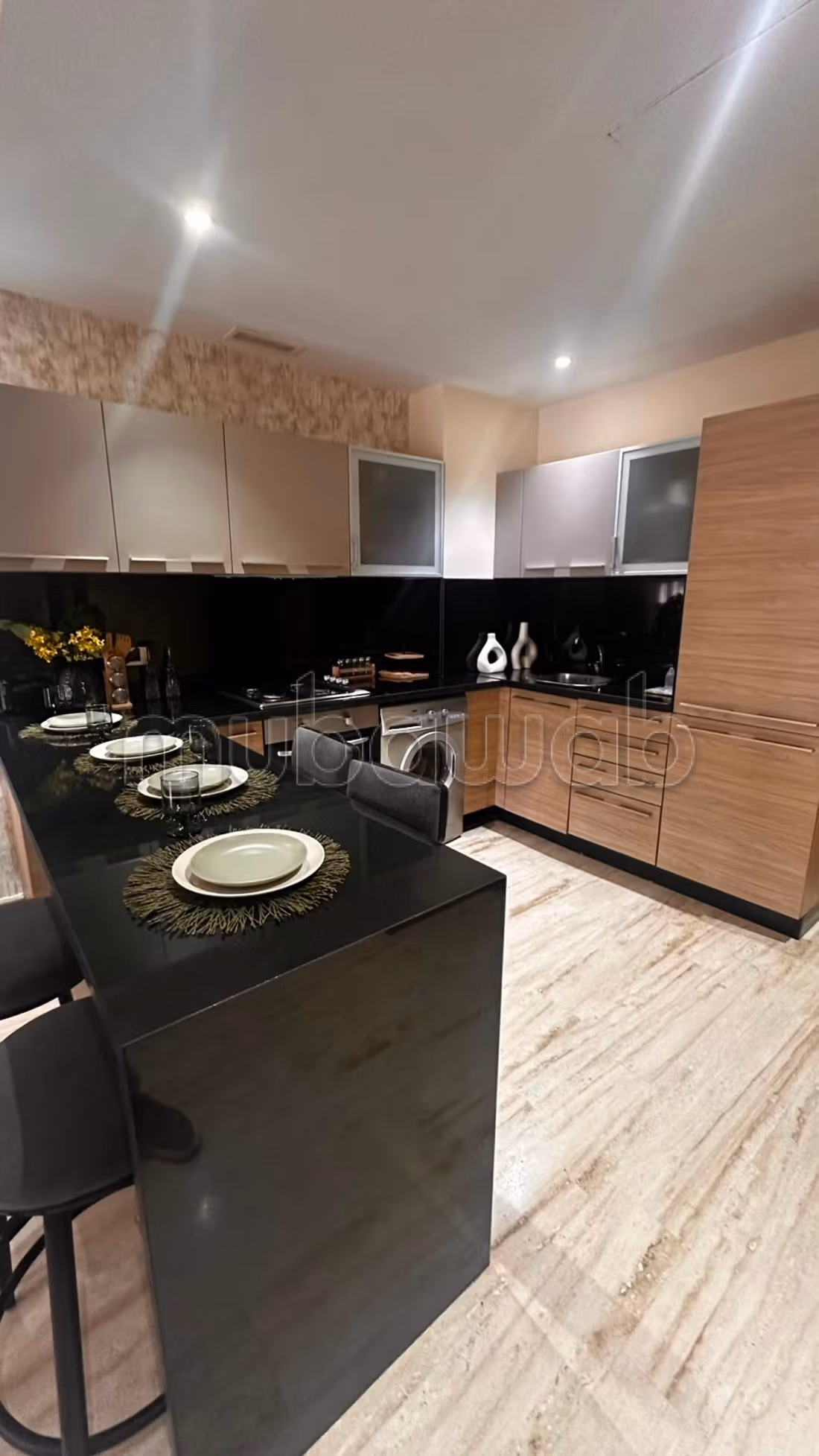 Furnished 2-bedroom apartment for rent on Anfa Boulevard