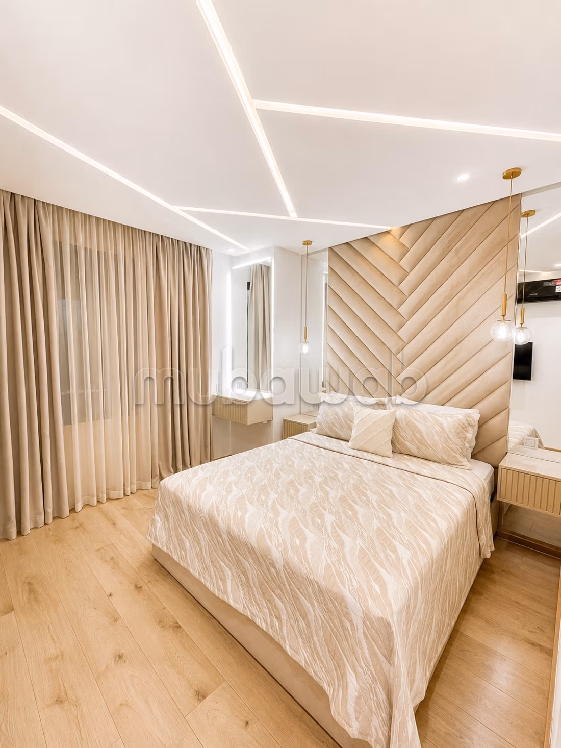 Appartement en location à malabata.
Surface totale 130 m².
Meublé