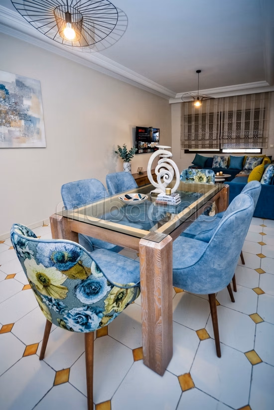 Gemeubileerd 2 kamers — Gauthier, Sebou straat