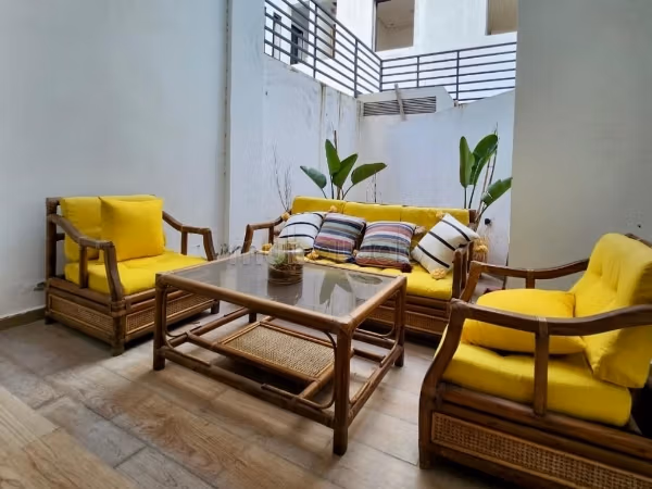 Loft cálido con terraza
