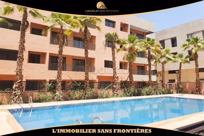 Appartamento arredato in affitto a Targa, Marrakech – Piano terra in residence con piscina