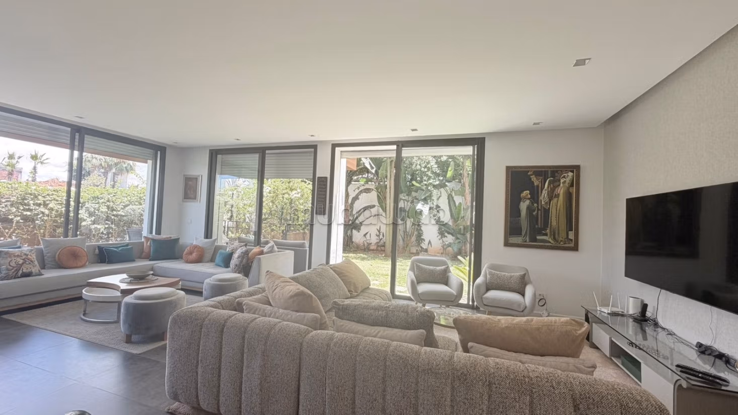 Luxe villa te huur in Dar Bouazza. 4 mooie slaapkamers. Gemeubileerd