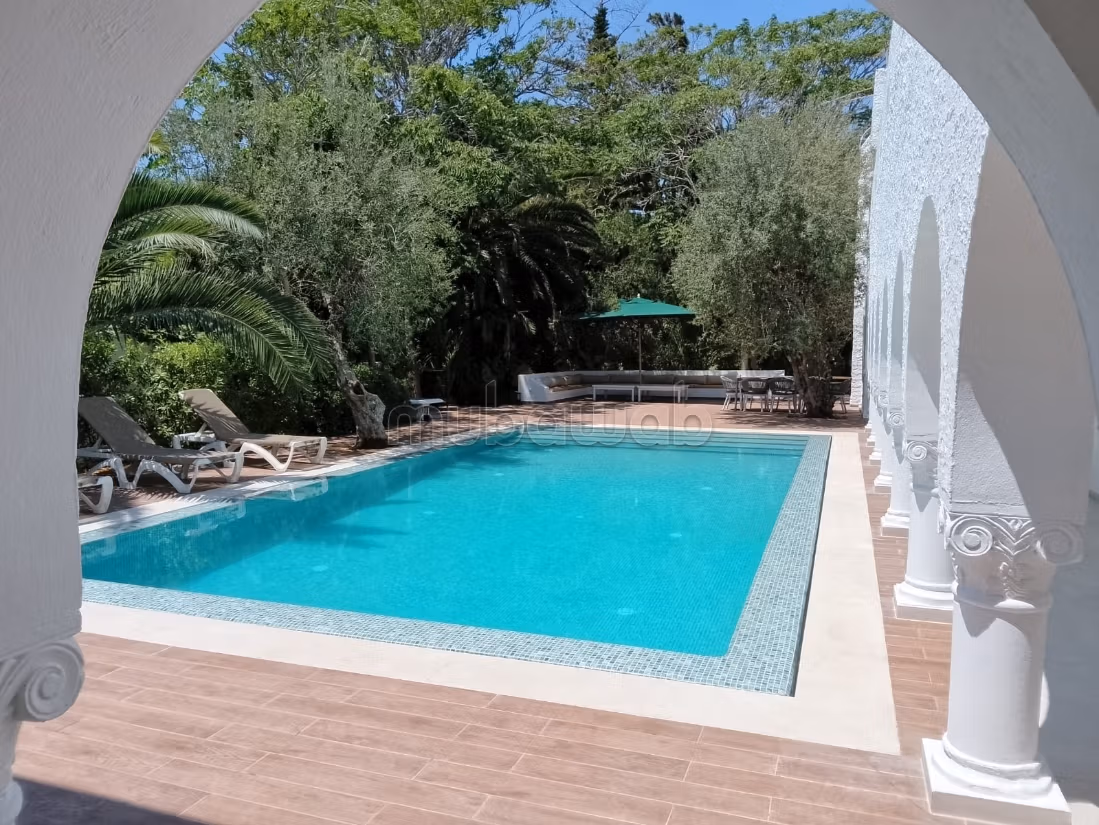 Summer rental in Hammamet, sea view with private beach access