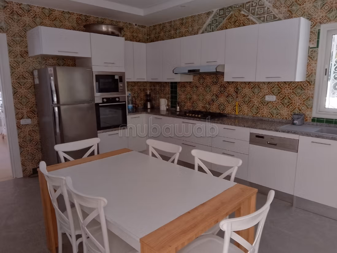 Summer rental in Hammamet, sea view with private beach access