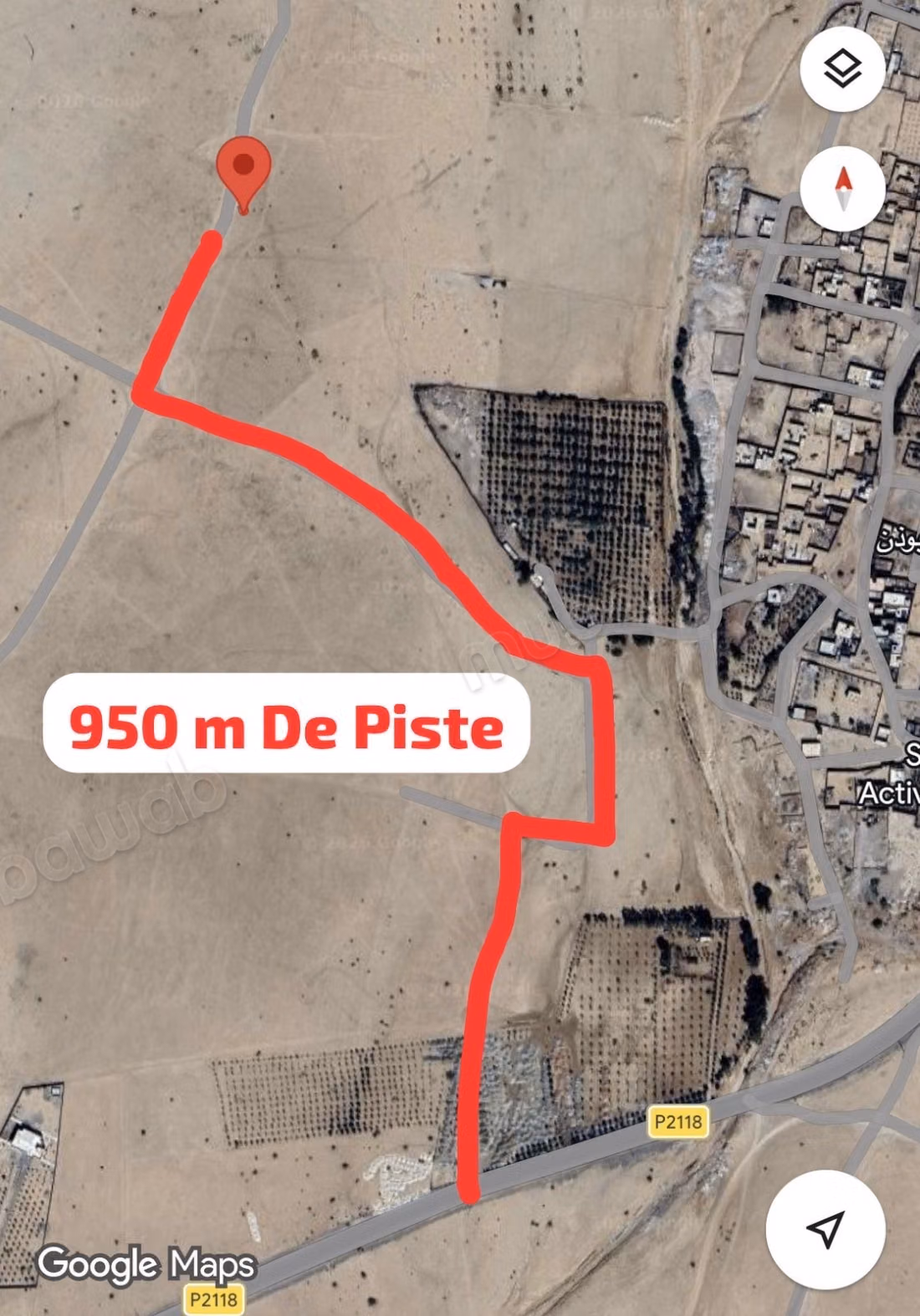 Terrain nu Villa 1 Ha 
5 KM De Marrakech 
Vue sur l’Atlas