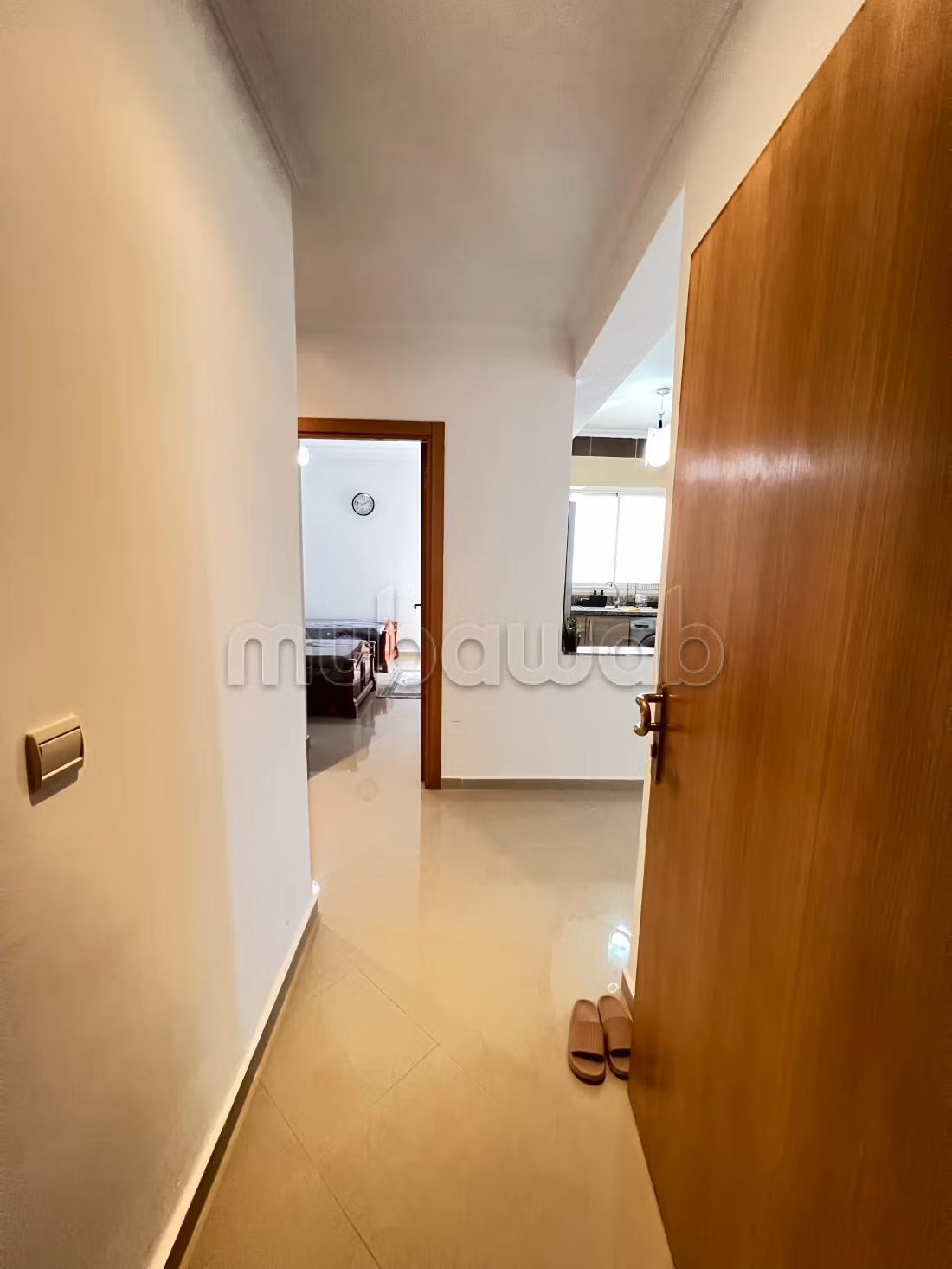 Apartment location in Asilah. 2 pleasant bedrooms. With elevator and green space