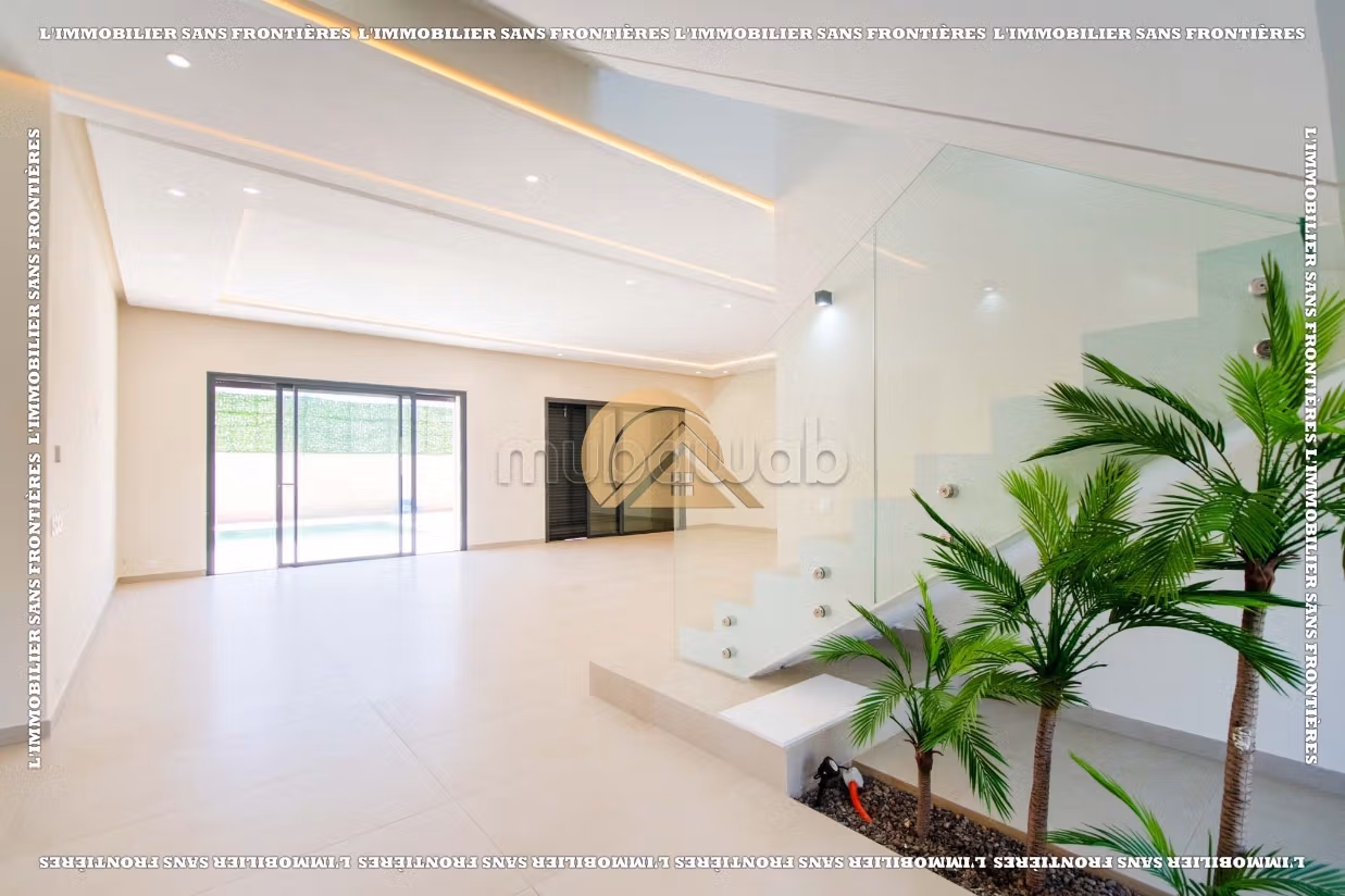 Villa vide à louer à Golf Akenza avec piscine privée et vue sur l’Atlas