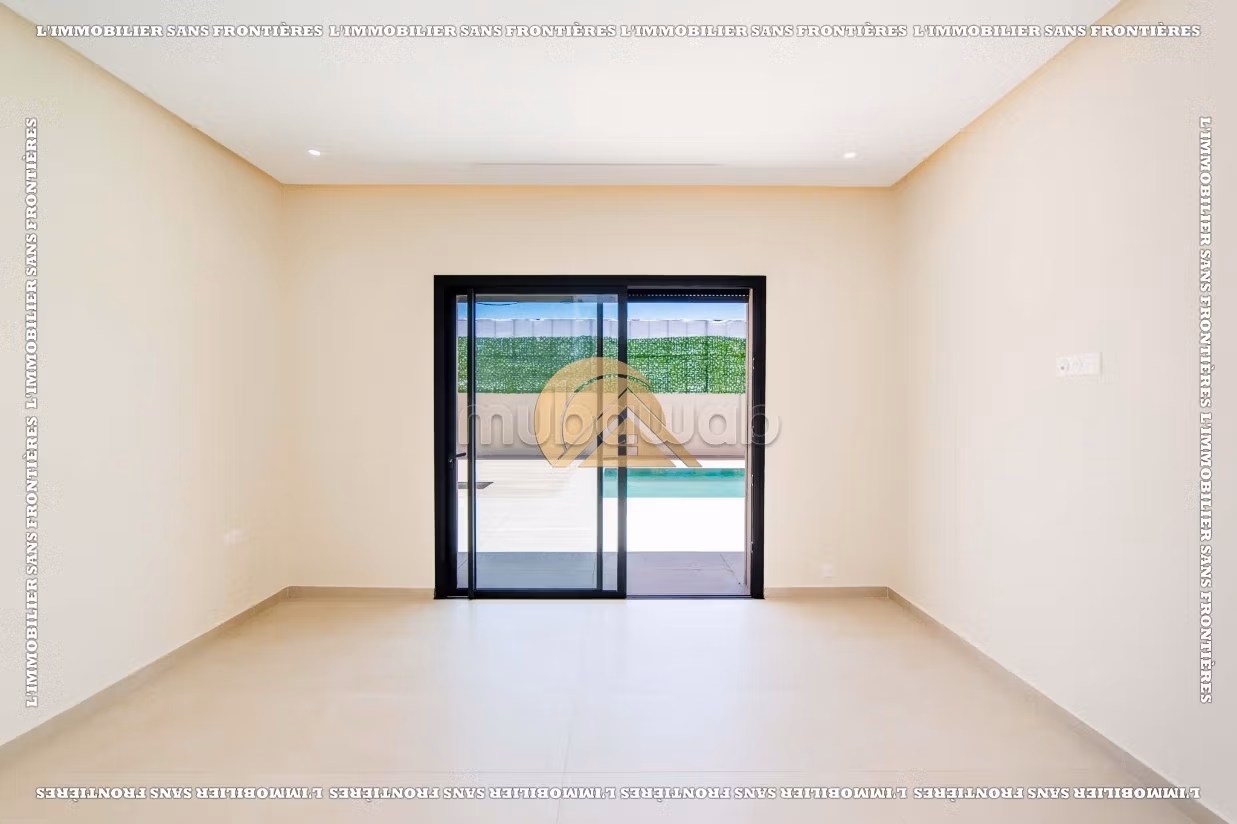 Villa vide à louer à Golf Akenza avec piscine privée et vue sur l’Atlas
