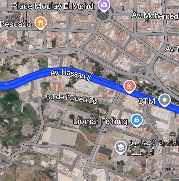 Terrain à bâtir sur Tétouan centre ville