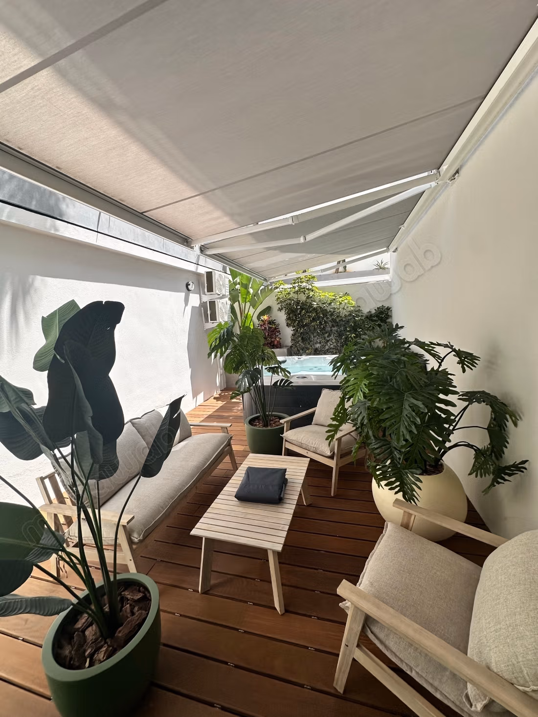 Duplex avec super Terasse jacuzzi, fitness, Padel