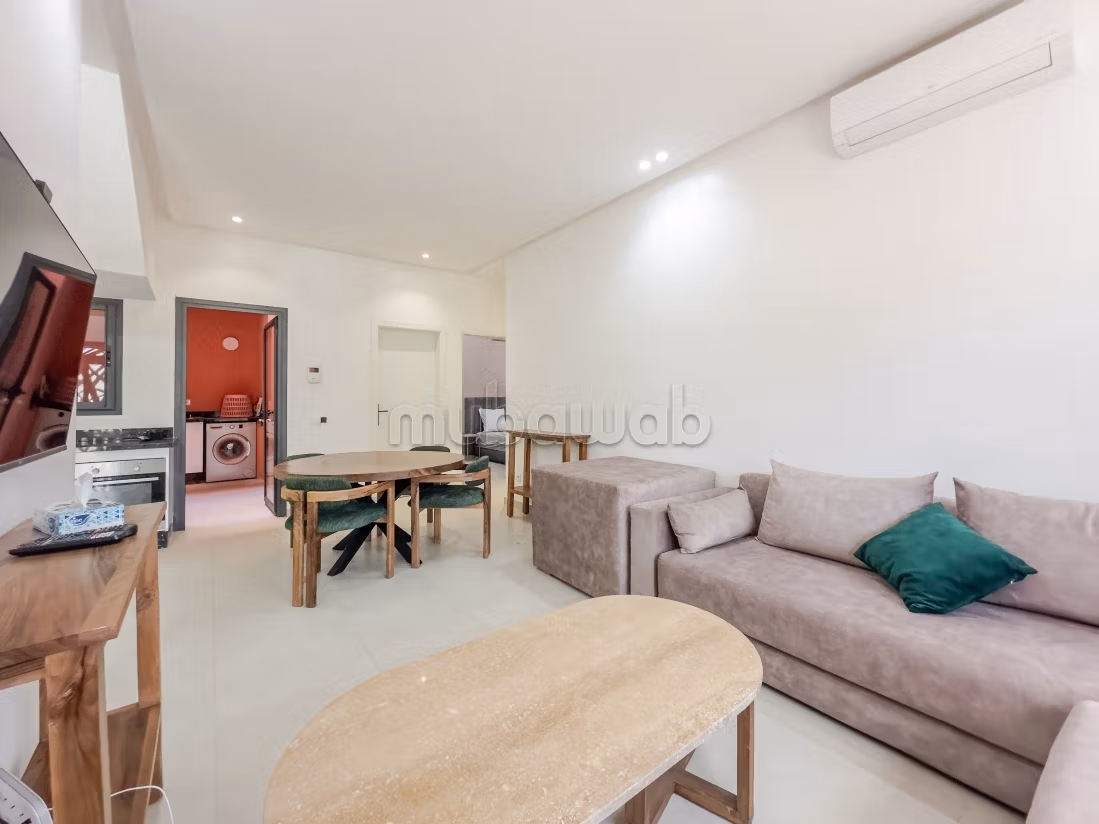 Location d'un appartement à Route de l'Ourika. 1 Pièce. Porte blindée, sécurité