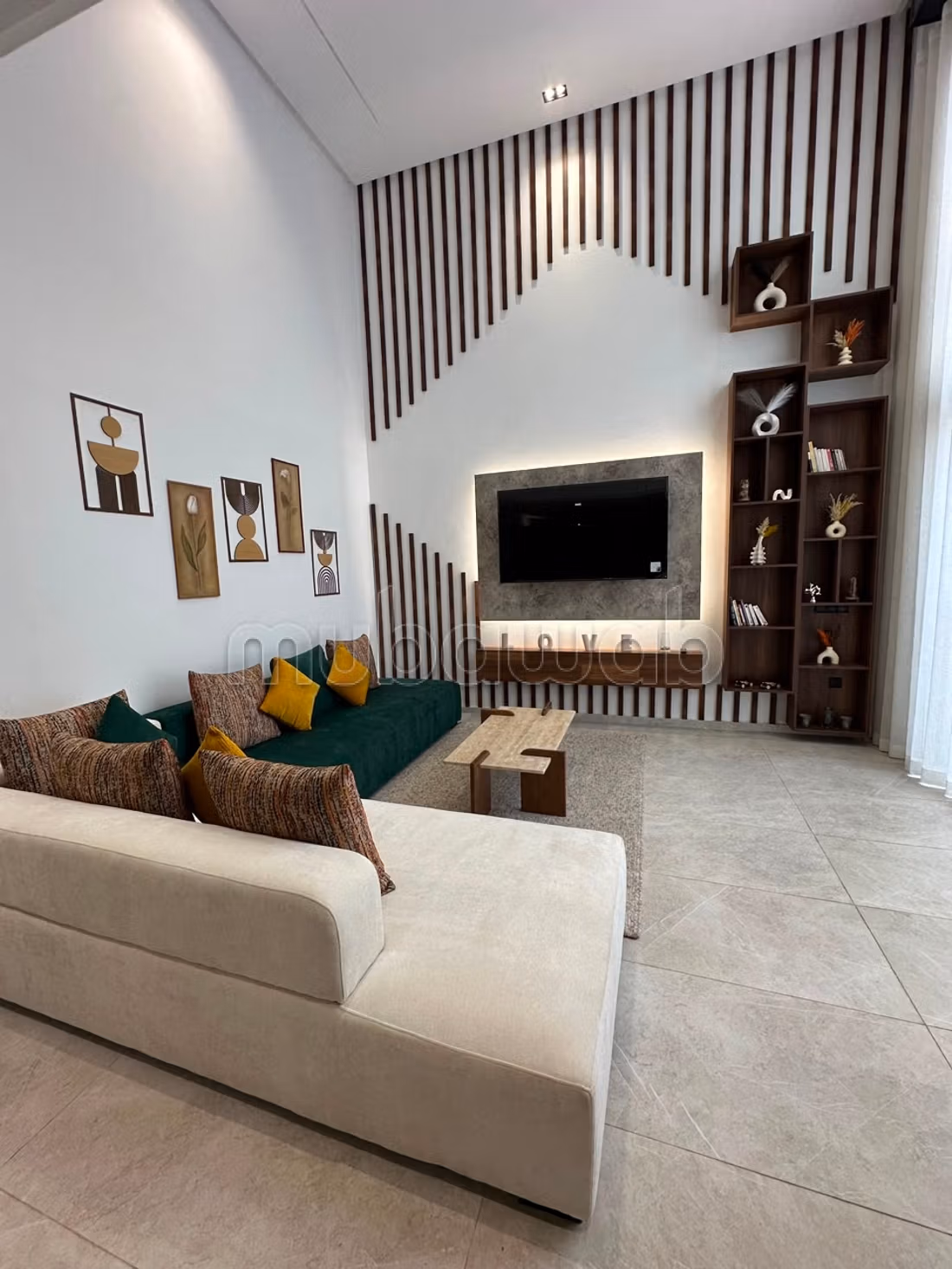 In affitto duplex in stile loft arredato