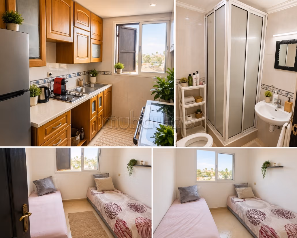 Appartement 2 chambres à louer – Hivernage, Marrakech