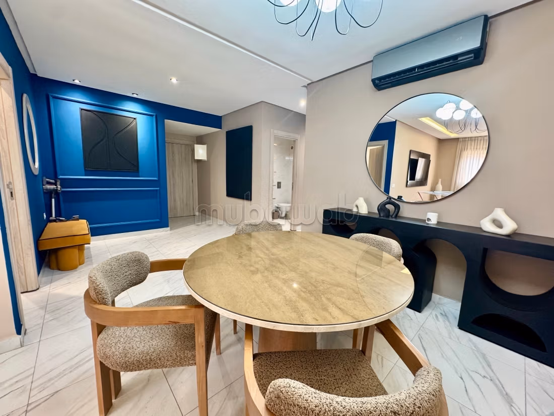 Very nice apartment for rent in Ouasis. Large area 86 m². Furnished